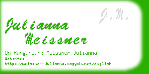 julianna meissner business card